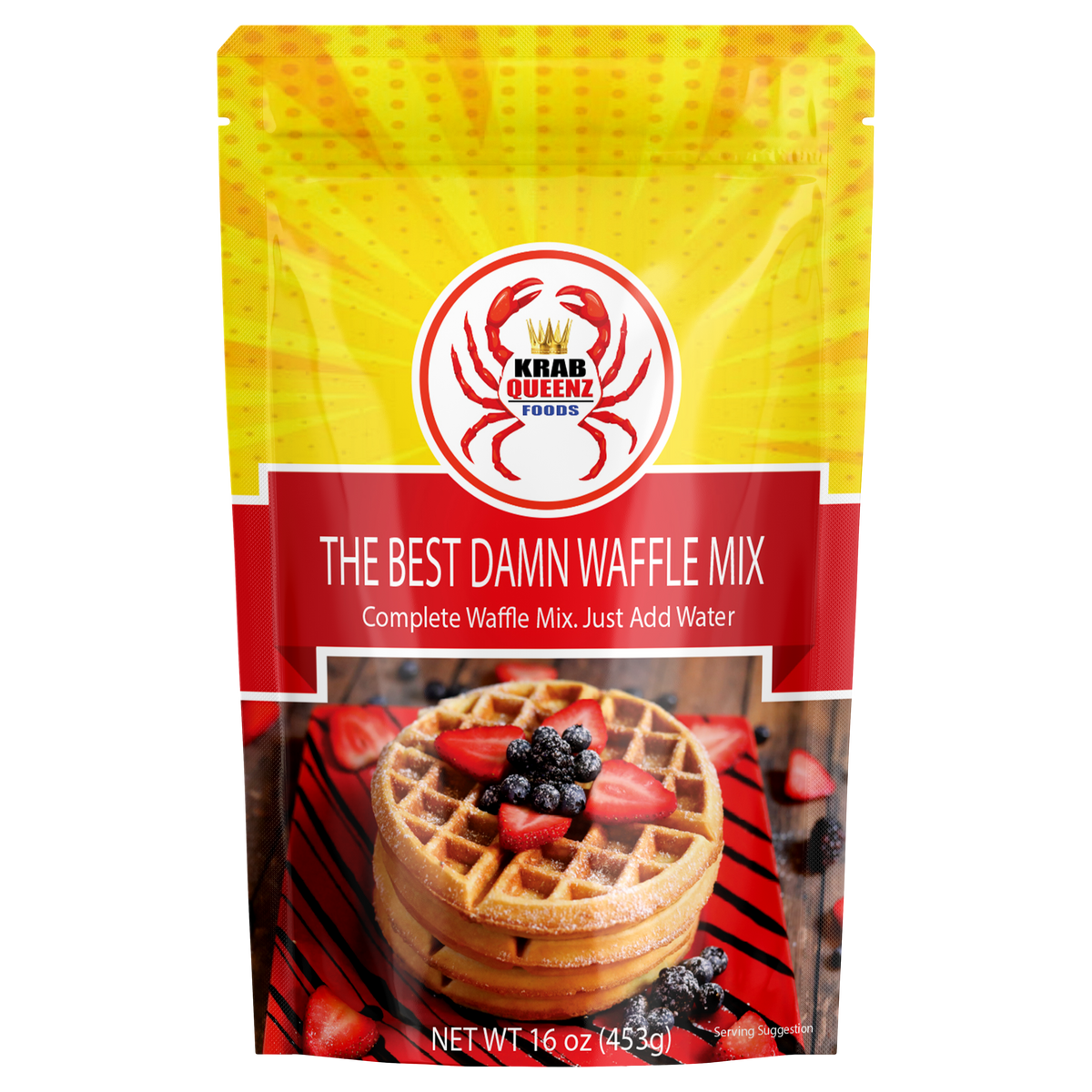 The Best Damn Waffle Mix KRAB QUEENZ FOODS